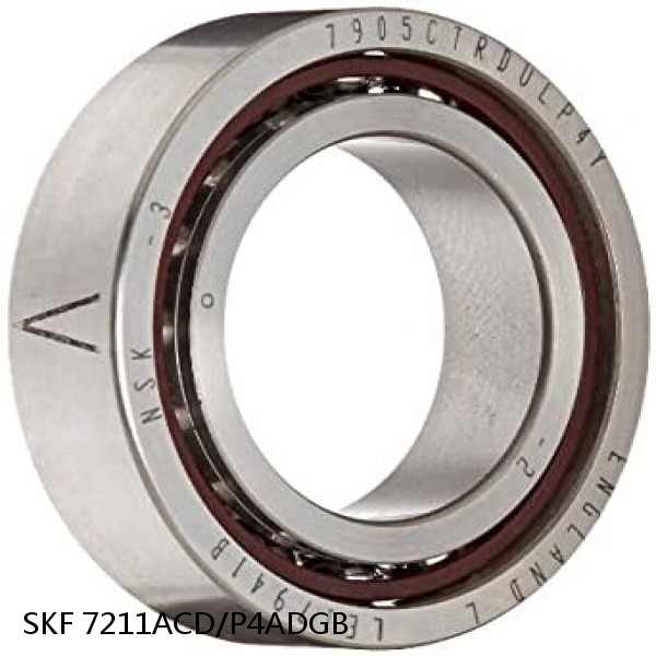 7211ACD/P4ADGB SKF Super Precision,Super Precision Bearings,Super Precision Angular Contact,7200 Series,25 Degree Contact Angle #1 small image